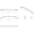 thumbnail image 3 of Jeffrey Alexander 484-128160 Elara 5-1/16" (128 Mm) Or 6-5/16" (160 Mm) Optional Center To, 3 of 7