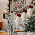 thumbnail image 4 of JWshufel Christmas Decorations Christmas Garland Knitted Wool Tassel Socks Hanging Gift Bag Long Lasting Craft for Tree Mantel Fireplace Cozy Holiday Decor Cheerful Atmosphere 4.7in Red, 4 of 4