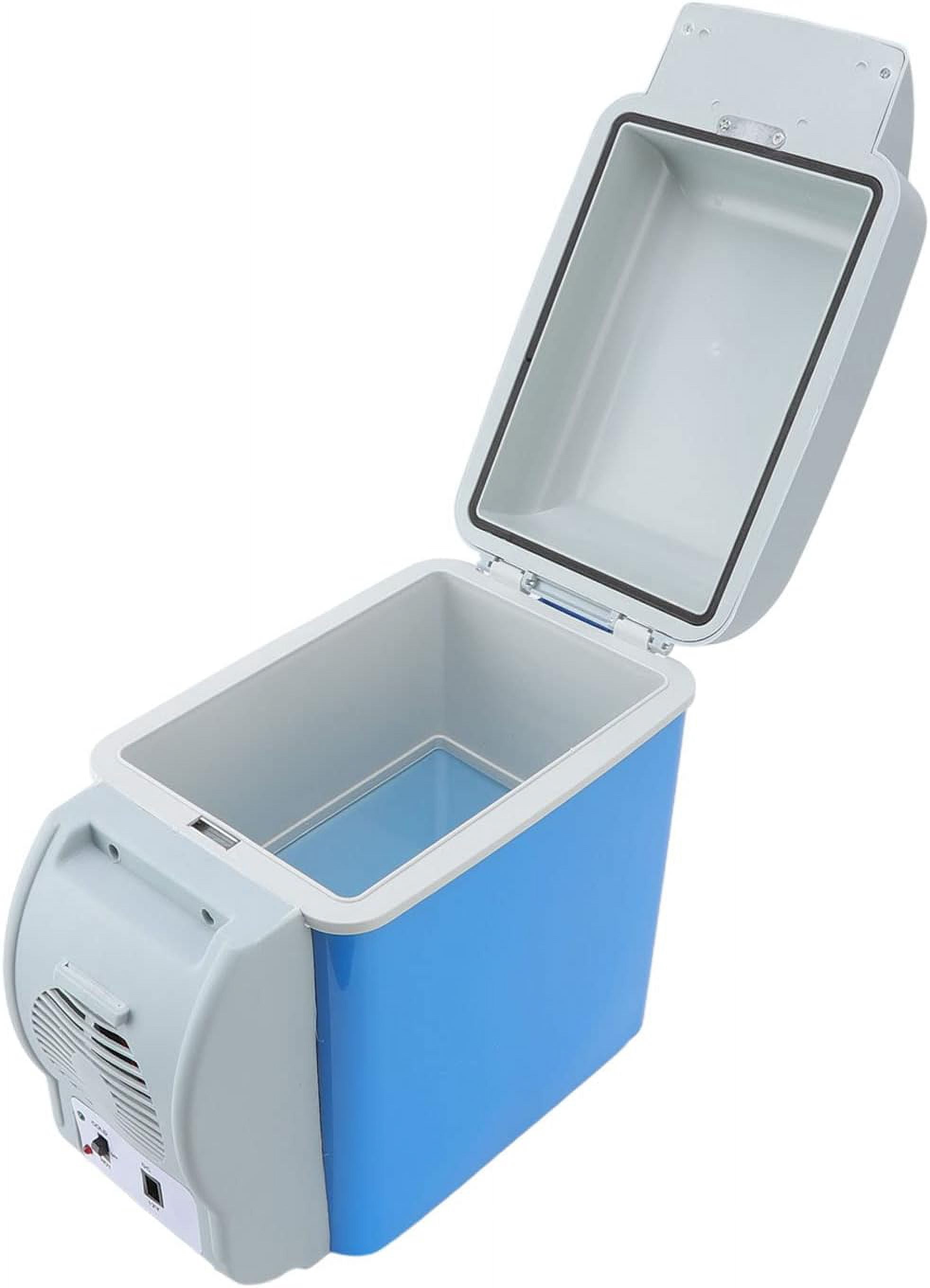 Portable Car Fridge 12V  Semiconductor Cooler Warmer with Carry Strap for Outdoor Travel Camping