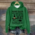 thumbnail image 4 of Some Days You Have To Put On The Hat Hoodie Halloween Witch Hoodies for Women Funny Graphic Sweatshirt Pullover Tops, 4 of 5