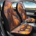 thumbnail image 4 of FUIALDOLG Horse Painting Vehicle Seat Covers for Women, 2 Pack Front Seat Cover Nonslip Elastic Universal Automotive Interior Decorative Accessories for Trucks and Sedans, 4 of 12