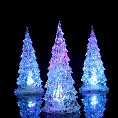 

Home decoration luxury home decor Colorful Acrylic Christmas Tree Night Light Colorful Night Light Green Tree Fragarn