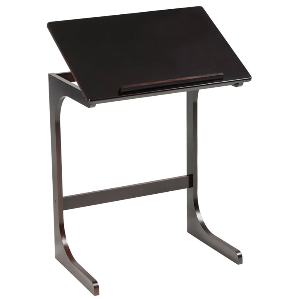 Finihen Adjustable End Table, Adjustable C-Shape Couch End Table wth Tilting Top, Sofa Side Table, Bed Side Table, for Living Room, Bedroom, Brown Finihen Adjustable End Table, Adjustable C-Shape Couch End Table wth Tilting Top, Sofa Side Table, Bed Side Table, for Living Room, Bedroom, Brown