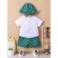 thumbnail image 2 of Baby Boy Bear & Letter Graphic Tee & Shorts, 2 of 5