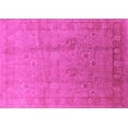 thumbnail image 1 of Ahgly Company Indoor Rectangle Oriental Pink Industrial Area Rugs, 2' x 5', 1 of 4
