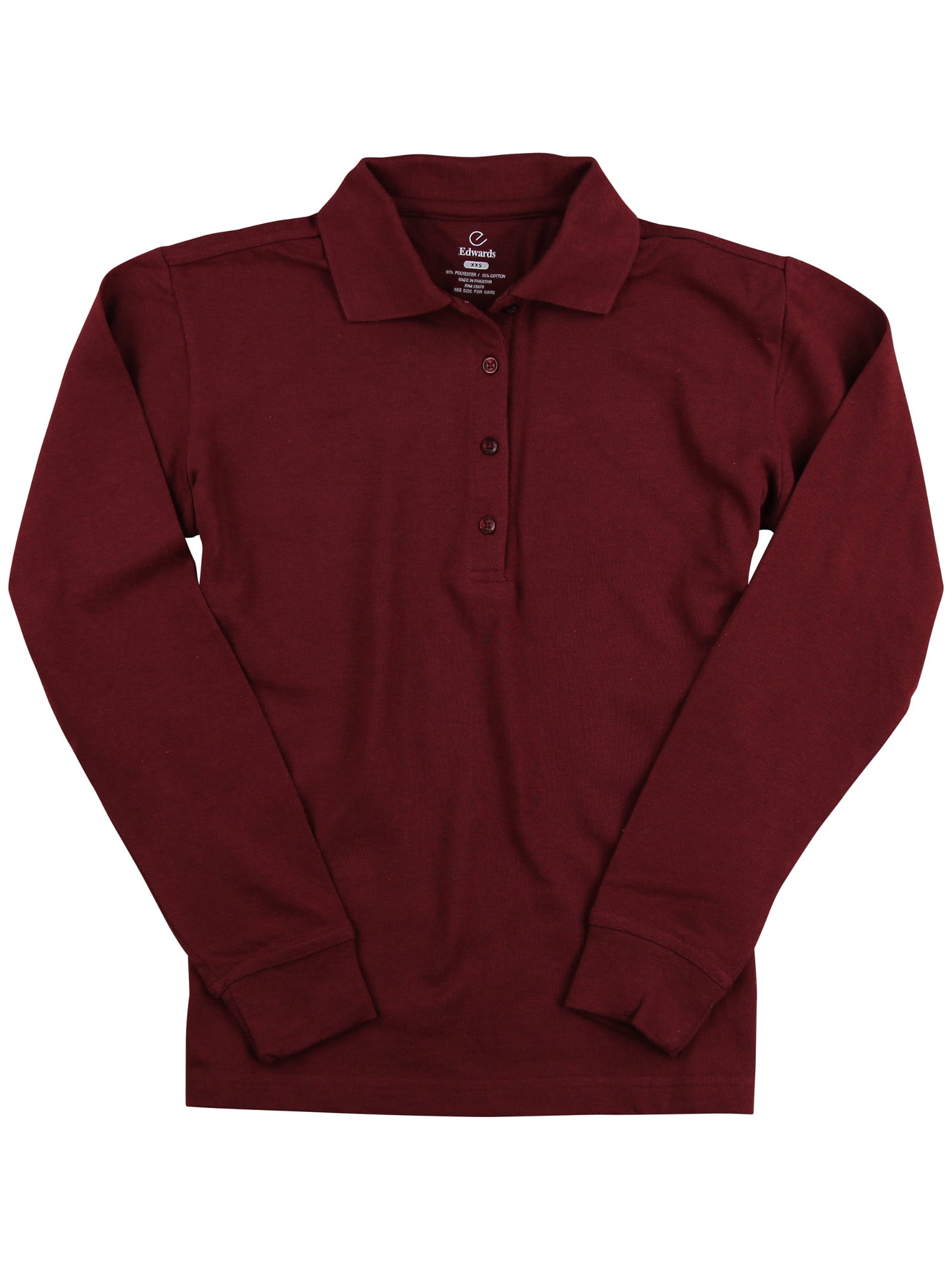 burgundy polo shirt womens