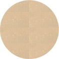 thumbnail image 1 of Ahgly Company Machine Washable Indoor Round Transitional Khaki Gold Area Rugs, 7' Round, 1 of 7