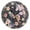 Black, variant on Lovely Unicorn Head and Flowers Round Wall Clock Battery Operated Silent Non-Ticking Bedroom Office Kitchen Home School Decor 10"(Gold)