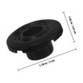 thumbnail image 2 of HORIALENCE 6Pcs Metal String Tree for Bass Guitar and String Tension Maintenance in Black Color, 2 of 7