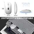 thumbnail image 4 of Wireless Office Mouse with Battery Level Visible, Ultra Slim 2.4G Rechargeable 1600 DPI for PC/MacBook, 4 of 9