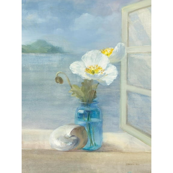 Art.com Coastal Florals II Art Print by Danhui Nai, 12" x 16"