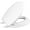 With Lights, variant on Elongated Toilet Seat with Slow Close Seat, Easy Clean, Suitable Standard Elongated or Oval Toilet with Thickened Plastic Lid, Plastic, White