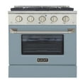thumbnail image 2 of 30 in. 4.2 cu. ft. Propane Gas Range with Convection Oven in Light Blue, 2 of 12