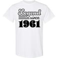 thumbnail image 3 of Inktastic Legend Since 1961 Birthday T-Shirt, 3 of 5