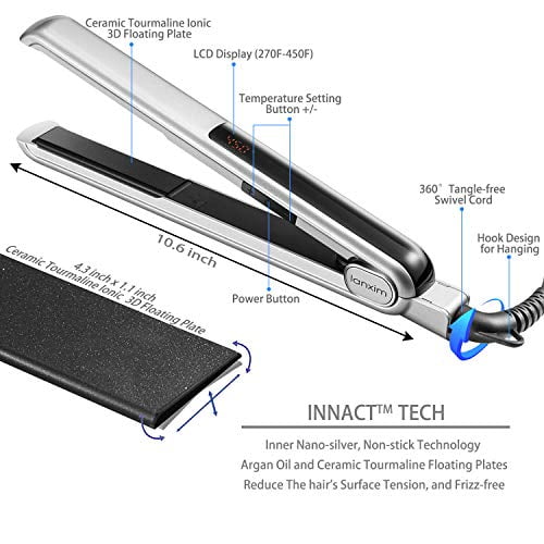 flat iron with rounded edges
