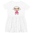 thumbnail image 3 of Inktastic My Grammie Loves Me Girls Toddler Dress, 3 of 5