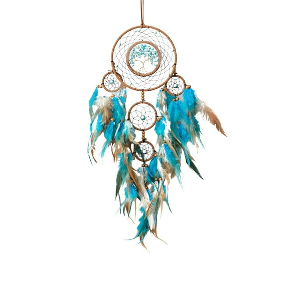 Charming Indian-Style Dreamcatcher for Home & Garden Décor, Unique & Cultural for Wall & Patio, Adds Artistic Flair & Beauty - Dreamcatcher Ornament Mint Green Harlik