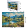 thumbnail image 2 of Natural Scene Puzzle 1000 Piece Jigsaw Puzzle Illustration of Hill in Spring,30.7"x20.8" Large Puzzle for Family Party Holiday - Each Piece is Unique, 2 of 6
