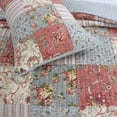 thumbnail image 6 of Patchwork Contemporaneo Quilt Set 3Pcs Reversible Multicolor Bedding Set Bedroom Quilt Bed 100% Cotton King Size, 6 of 6