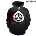 thumbnail image 4 of 2021 Nueva moda Casual Niño Niña Niños SCP Impreso 3D Sudaderas Con Capucha Ropa De Calle Hombres Mujeres Niños Sudaderas Tops De Manga Larga, 4 of 4