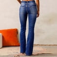 thumbnail image 3 of 2026 New Retro Stretch Denim Jeans for Women, Washed and Slightly Flared Pants, 3 of 5