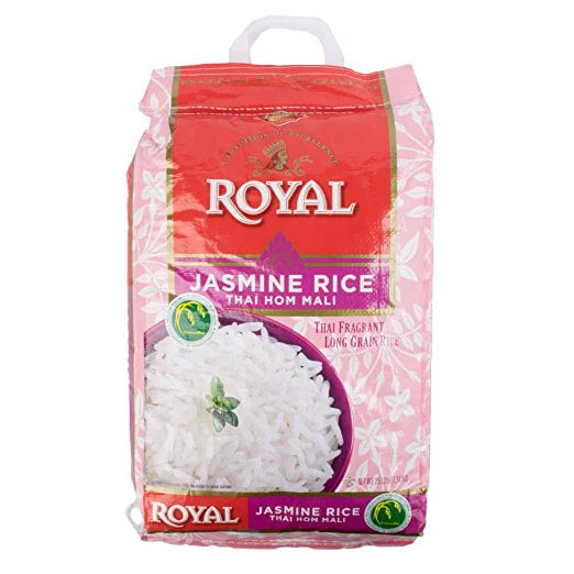Royal Thai Hom Mali White Jasmine Rice, 25 Pound