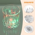 thumbnail image 5 of FELTECHELECTR 4 vasos de cristal con luz LED para beber vino, diseño de piña, vasos de agua luminosos para decoración de fiestas y bares., 5 of 5
