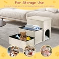 thumbnail image 6 of Tolobeve 3 Step Dog Stairs with Storage for High Bed 17.5'' H, Foldable Pet Stair for Small Medium or Large Dogs, 6 of 6
