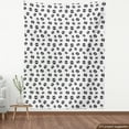thumbnail image 4 of Ambesonne Modern Fabric by the Yard Upholstery, Eye Drawings Spectrum Vision, 2 Yards, Charcoal Grey White, 4 of 5