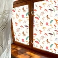 thumbnail image 1 of Pegatinas de pared con diseño floral para ventana, diseño floral dibujado a mano, transparente, para electricidad, para el hogar, dormitorio, autoadhesivas, 45 x 150 cm, 1 of 7