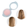 thumbnail image 6 of Unique Bargains 1 Pc Mango Shape Foldable Mirror Comb Blue ABS, 6 of 6