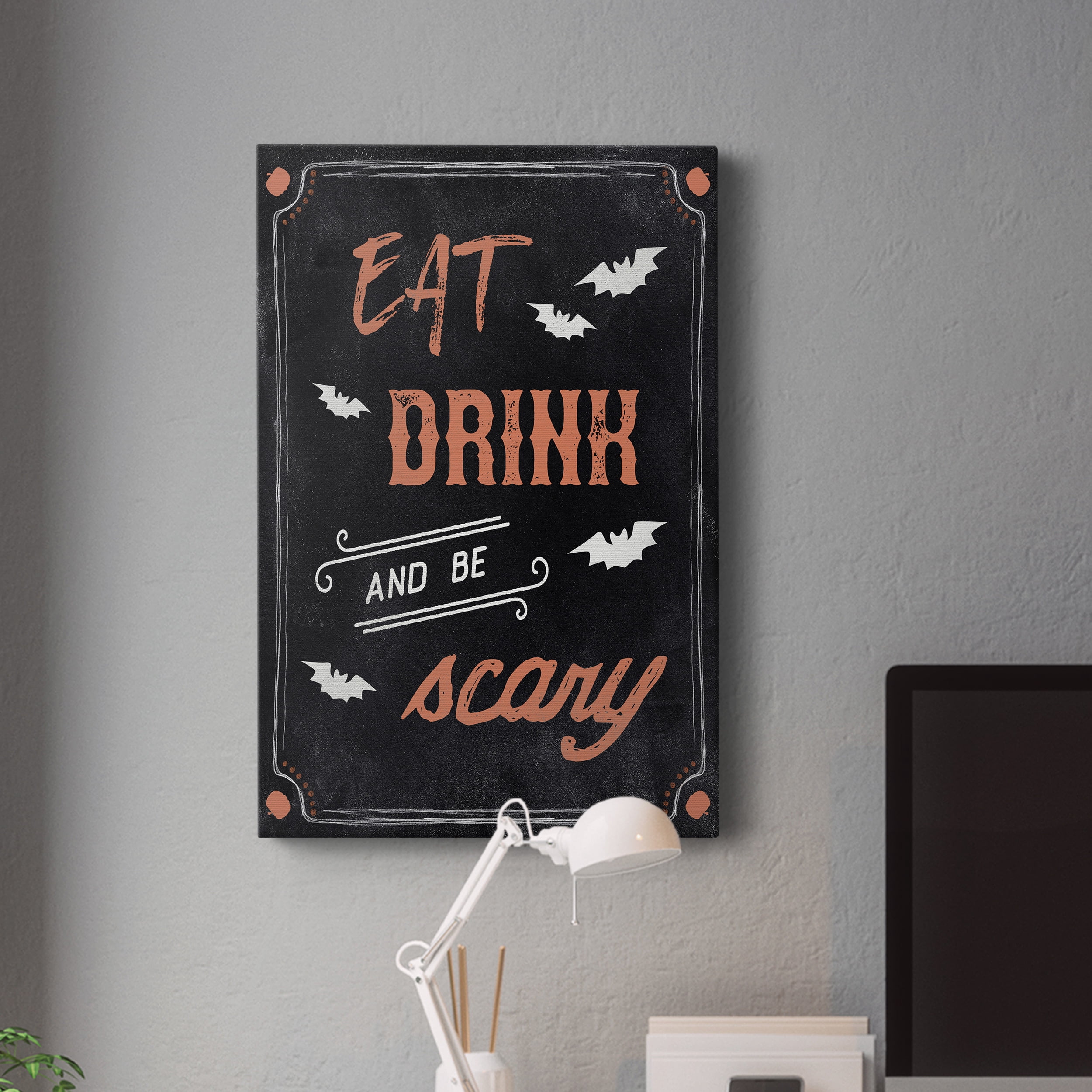Be Scary Premium Gallery Wrapped Canvas - Ready to Hang - 24 x 36