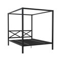 thumbnail image 5 of DHP Remna Queen Metal Canopy Bed, Black, 5 of 15