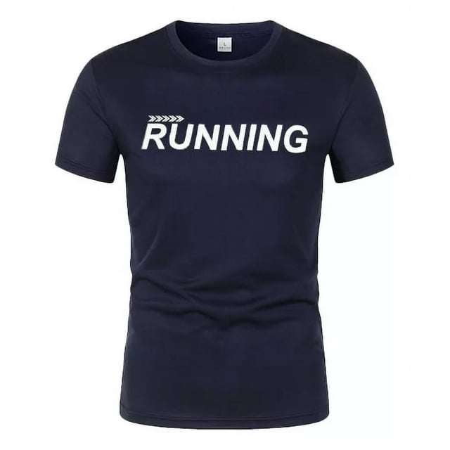 Playera Manga Corta Gym Correr Slim Fit De Secado Rápido