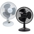 thumbnail image 1 of Comfort Zone Oscillating Table Fan Bundle, Adjustable Tilt, Convenient Push Button Controls, Quiet, 12 inch, 3 Speed, Desk Fan, A, 1 of 7