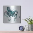 thumbnail image 4 of Luxe Metal Art 'Tentacles I' by Grace Popp, Metal Wall Art Glass, 12" x 12", 4 of 9