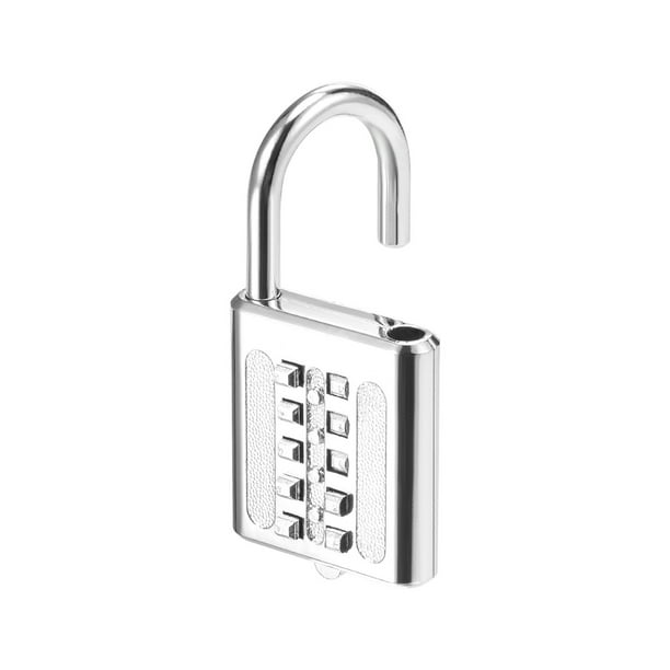 8-Digit Combination Padlock Push Button Locks for Locker Cabinet Black