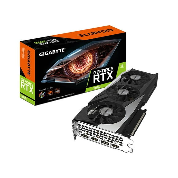 Tarjeta de Video NVIDIA GeForce RTX 3060 Gigabyte 12GB GDDR6 GV-N3060GAMING OC-12GD 2.0