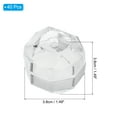 thumbnail image 2 of Uxcell Clear Plastic Ring Boxes 1.5"x1.5" Engagement Ring Holder Box Earrings Jewelry Box with Foam Insert White 40 Pcs, 2 of 6