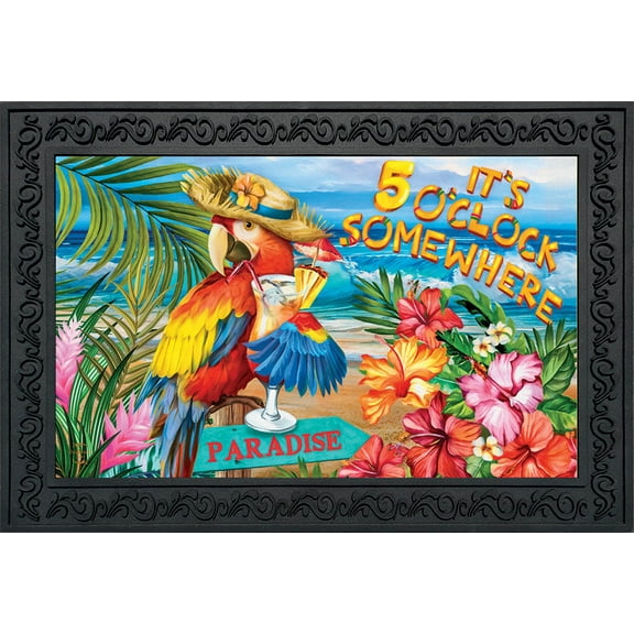 Briarwood Lane 5 O'Clock Paradise Summer Doormat