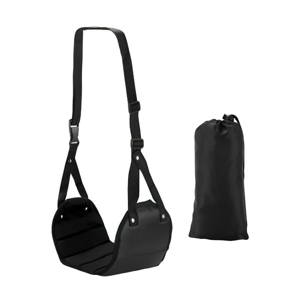 LAMIRO Airplane Foot Rest Portable Foot Hammock for Plane Travel,Office Under-Desk Feet Relaxing Foot Rest for Long Flight Travel Essentials or Office