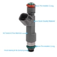 thumbnail image 3 of Inyector De Combustible Aceite Aceite Inyector Boquilla 8653608 DC 12V Gris Para 2008, 3 of 8