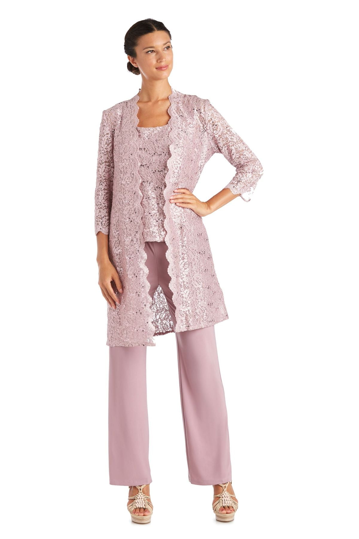 mauve mother of the bride