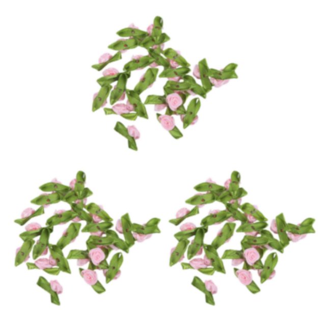 Guardoinrt 100pack/lot Artificial Flowers Heads For DIY Crafts And Events Style Easy pink 3Set