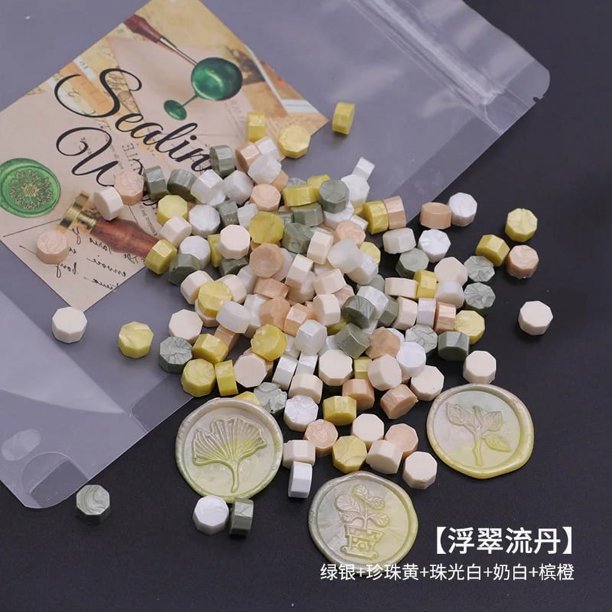 Juego de sellos de cera, Kit de cera de sellado lacado, suministros para manualidades Diy, álbum de recortes, decoración de invitación de boda de Navidad, 100 piezas