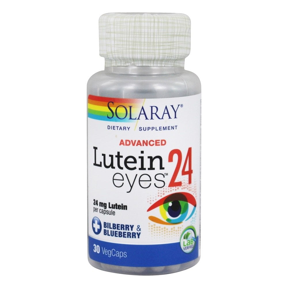 Solaray Advanced Lutein Eyes, 24mg Eye & Macular Health Support