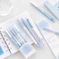 thumbnail image 1 of YAOMOBB Neutral Pen 5Pcs Box 0 5mm Gel Pens Quick Drying Detachable with Clip Assorted Gradient Colors Plastic Writing Stationery, 1 of 7