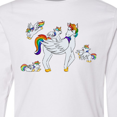 thumbnail image 4 of Inktastic Cute Unicorn Family Long Sleeve Youth T-Shirt, 4 of 5