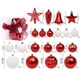 thumbnail image 2 of Juego de adornos navideños irrompibles con forma de bola, paquete de regalo para decoración de árbol de Navidad (45 piezas), 2 of 5