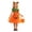 AB6 Orange, variant on Bainana Kids Halloween Pumpkin Dress For Girls Graphic Print Sleeveless Suspender Tulle Dresses Fashion Girls Halloween Theme Party Dress With Hairband, Bag Orange Size 6-7 Years